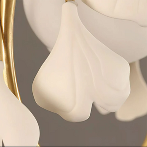 Gingko Pendant Lamp - Sculptural Petal Detail | HoaiLamp