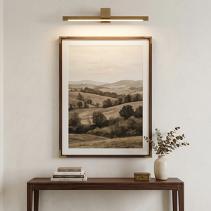 Kivana-Brass-Linear-LED-Wall-Sconce-Gallery-Style-Landscape-Lighting | HoaiLamp