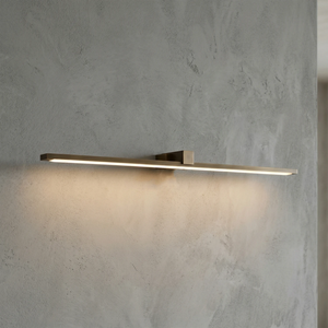 Kivana Brass Linear LED Wall Sconce-Modern Linear Slim Body Detail | HoaiLamp