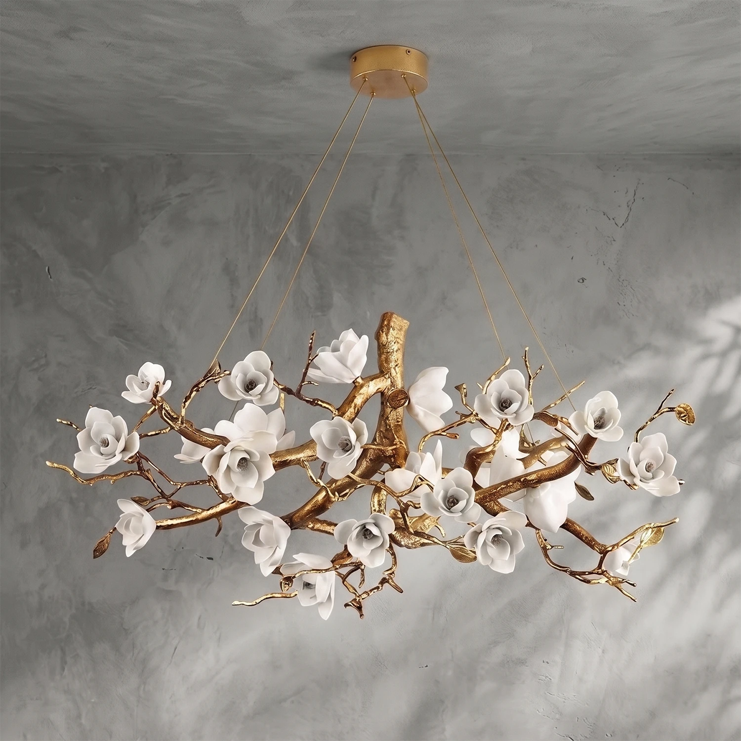 Magnolia Luxury Floral Branch Chandelier
