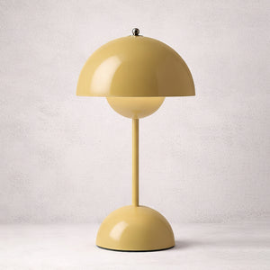 Portable vp9 Desk Lamp - Retro Mustard Yellow Warm Ambiance Shaded Glow | HoaiLamp