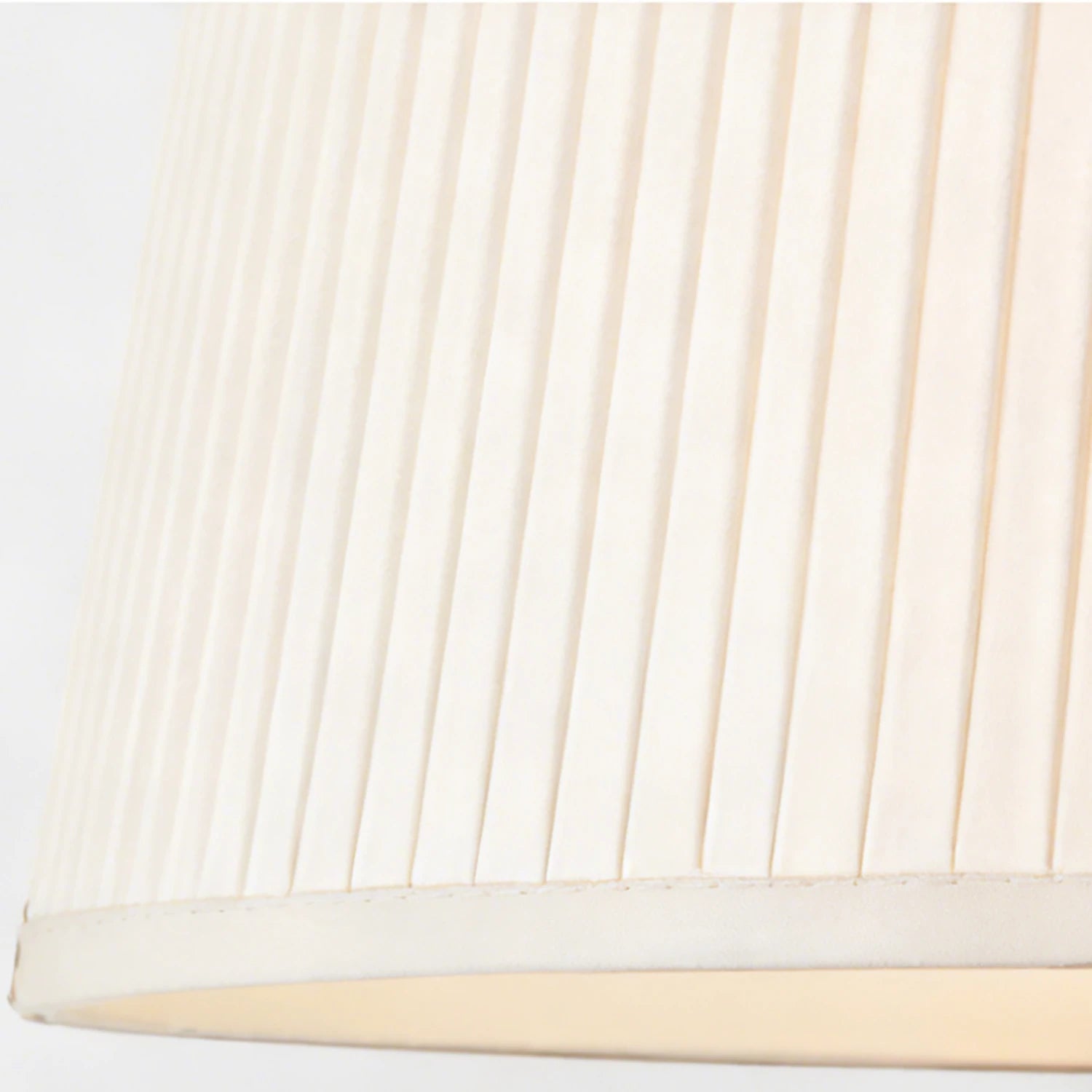 Modern Tailored Reed Pleat Stem Pendant - Handcrafted Fabric Texture Detail | HoaiLamp