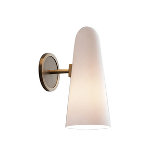 Montfaucon Wall Sconce - Modern Single Fixture Front Studio View | HoaiLamp