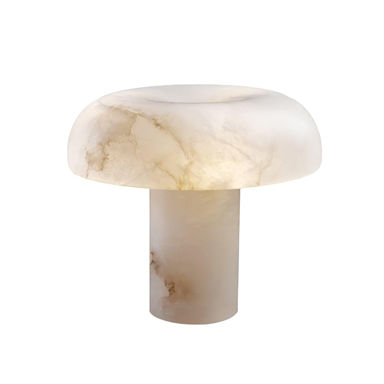 Mushroom Type Alabaster Table Lamp