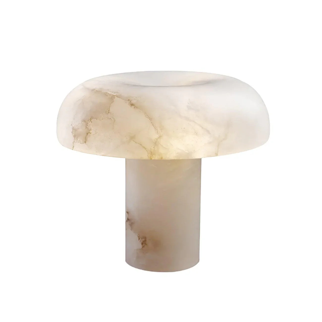 Mushroom Type Alabaster Table Lamp