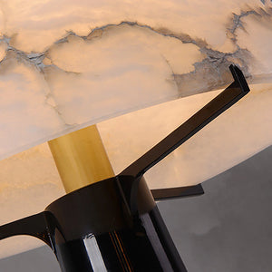 Nuvola Alabaster Table Lamp - Spider Bracket Detail | HoaiLamp