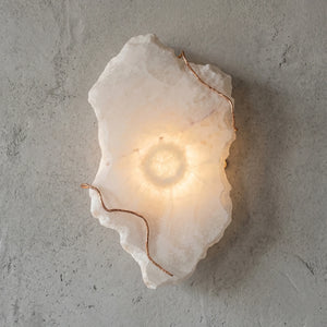 Origen Hadean Wall Lamp - Organic Stone Form Illuminated Glow | HoaiLamp