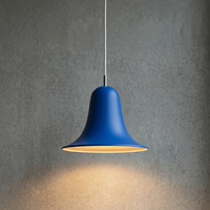 Panton Bell Pendant Lamp - Saturated Ultramarine Blue Contemporary Living Room | HoaiLamp