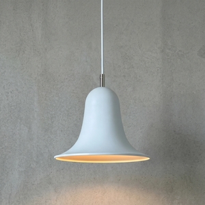 Panton Bell Pendant Lamp - Classic Matte White Pure Clean Silhouette Display | HoaiLamp