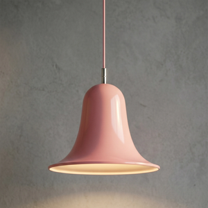 Panton Bell Pendant Lamp - Soft Pastel Pink Tender Palette Plaster Ambiance | HoaiLamp