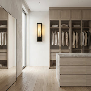 Possini Midtown Alabaster Wall Sconce - Walk-In Closet Wardrobe Luxury Task Lighting | HoaiLamp