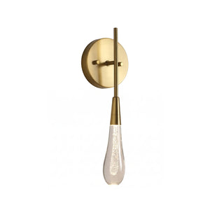Raindrop Glass Solitaire - Studio White Background Silhouette | HoaiLamp