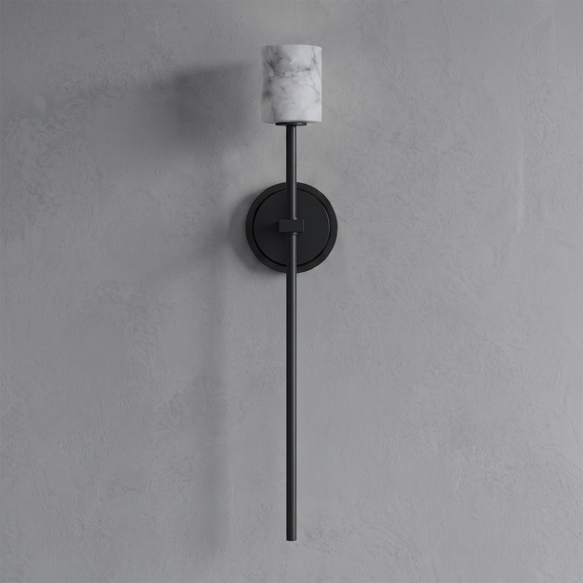 Rainer Alabaster Torch Wall Sconce - view 2 | Hoailamp