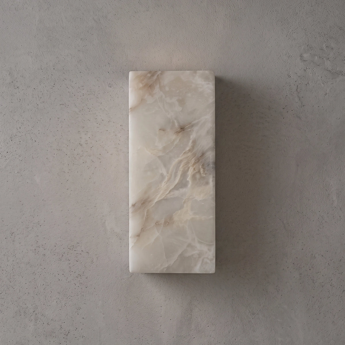 Rectangular Alabaster Wall Light