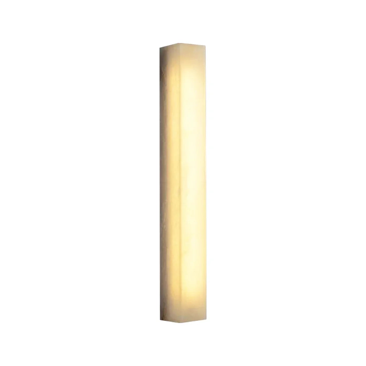 Rectangular Tubular Alabaster Wall Lamp