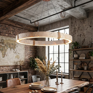 Rectangular Brass Resin LED Wall Lamp - Industrial Loft Dining Area Red Brick Wall Pair | HoaiLamp