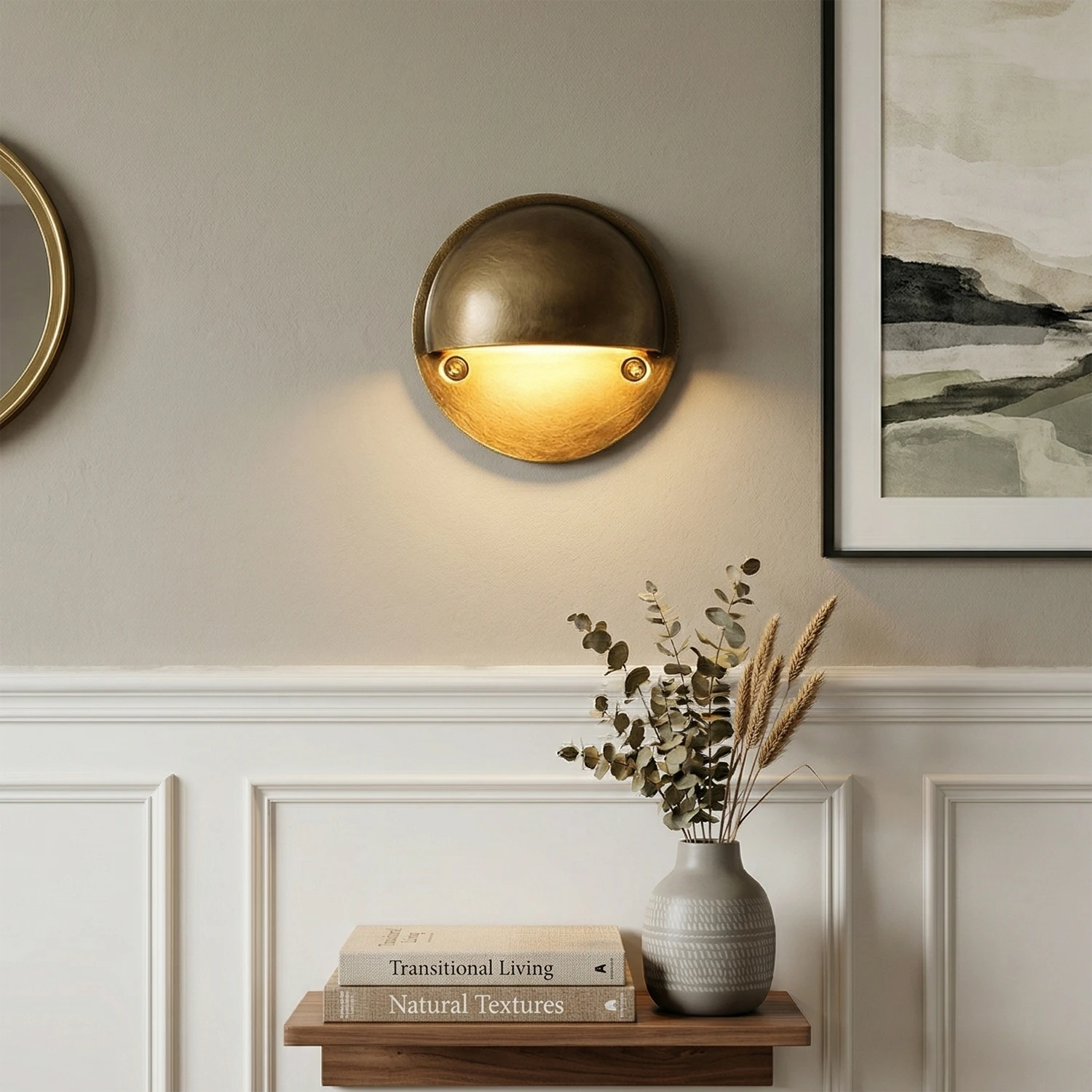 Rowanlux Arc Wall Sconce - Mid-Century Modern Living Room Accent | HoaiLamp