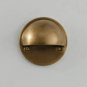 Rowanlux Arc Wall Sconce - Antiqued Brass Domed Silhouette | HoaiLamp