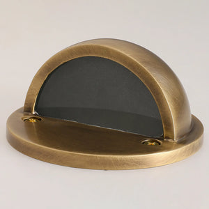 Rowanlux Arc Wall Sconce - Industrial Art Deco Brass Craftsmanship | HoaiLamp