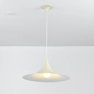 Sami Trumpet Pendant Light - Elegant Ivory Yellow Warm Under-Glow Studio | HoaiLamp