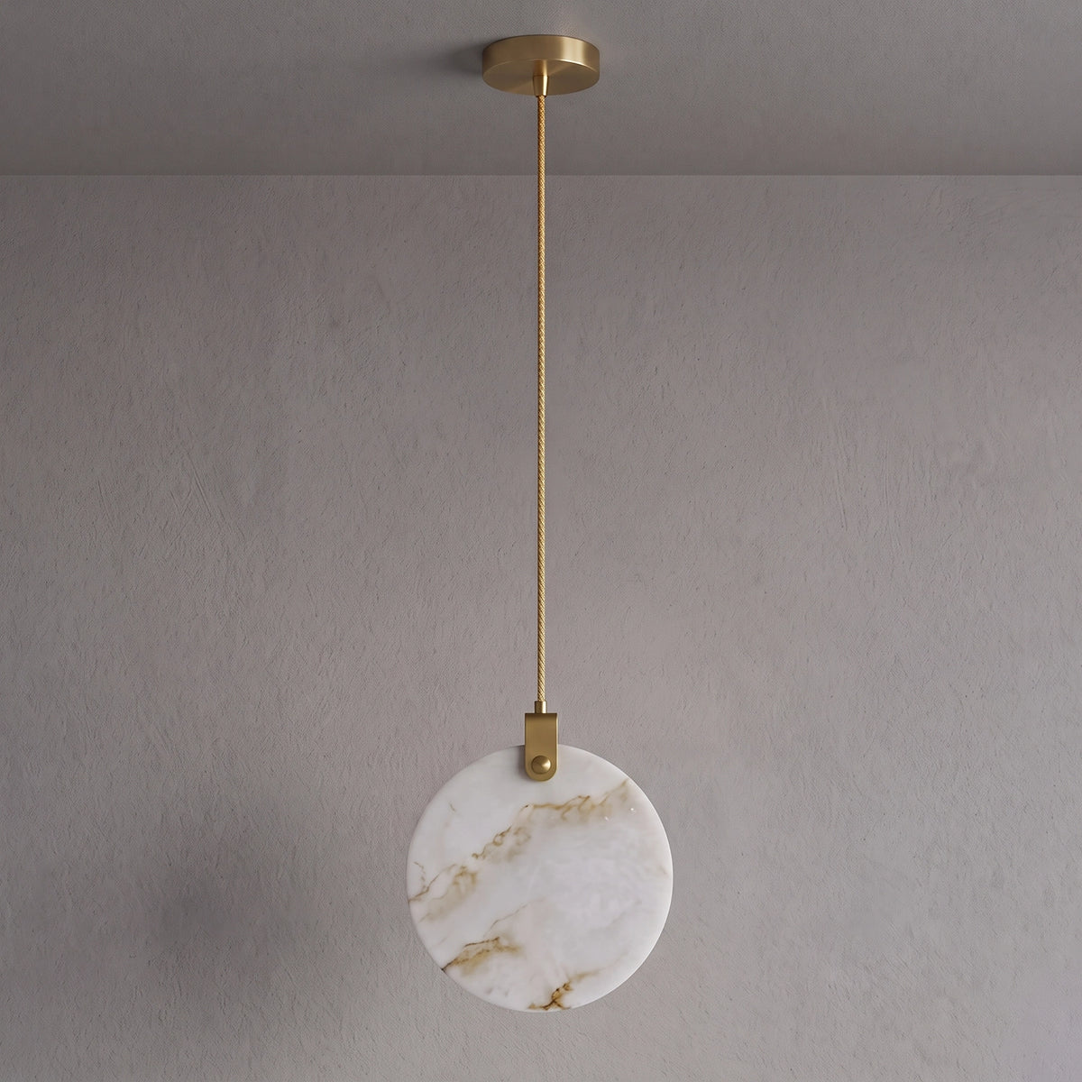 Selene Alabaster Disc Chandelier