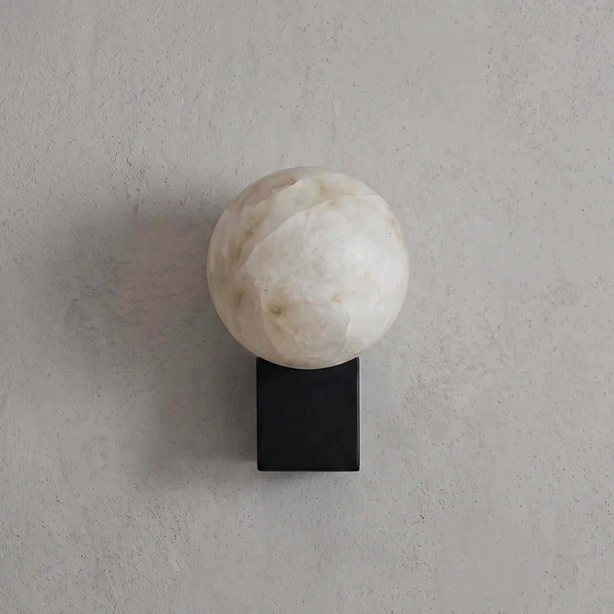 Selene Alabaster Orb Wall Sconce