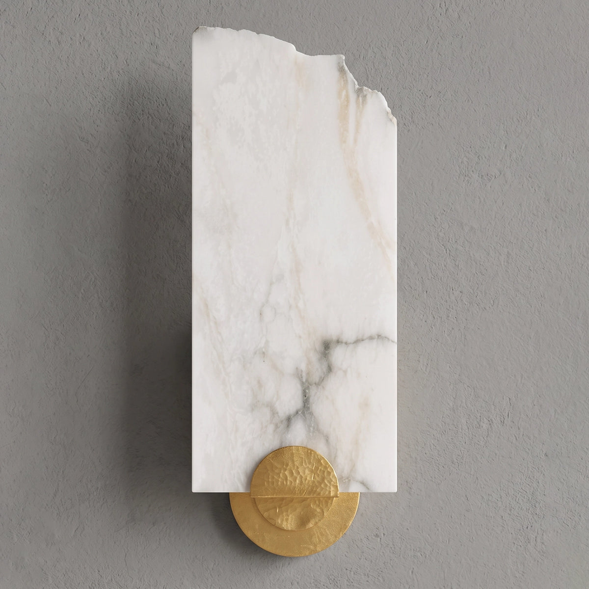 Selvane Alabaster Slab Wall Sconce