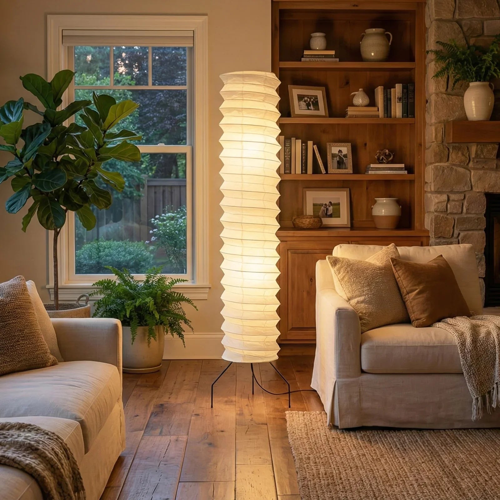 Akari Spiral UF4-31N Floor Lamp