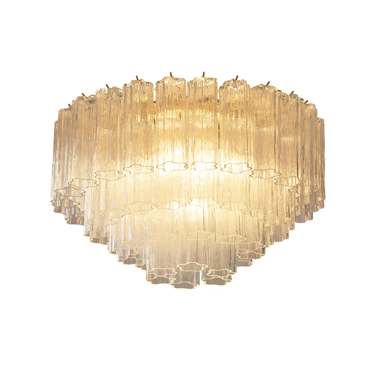 Star Shaped Glass Tube Ceiling Light