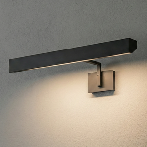 Talbot Soft-Glow Picture Light - Matte Black Industrial Style Sconce | HoaiLamp