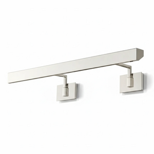 Talbot Soft-Glow Picture Light - Studio Satin Nickel Dual Bracket Oversized | HoaiLamp