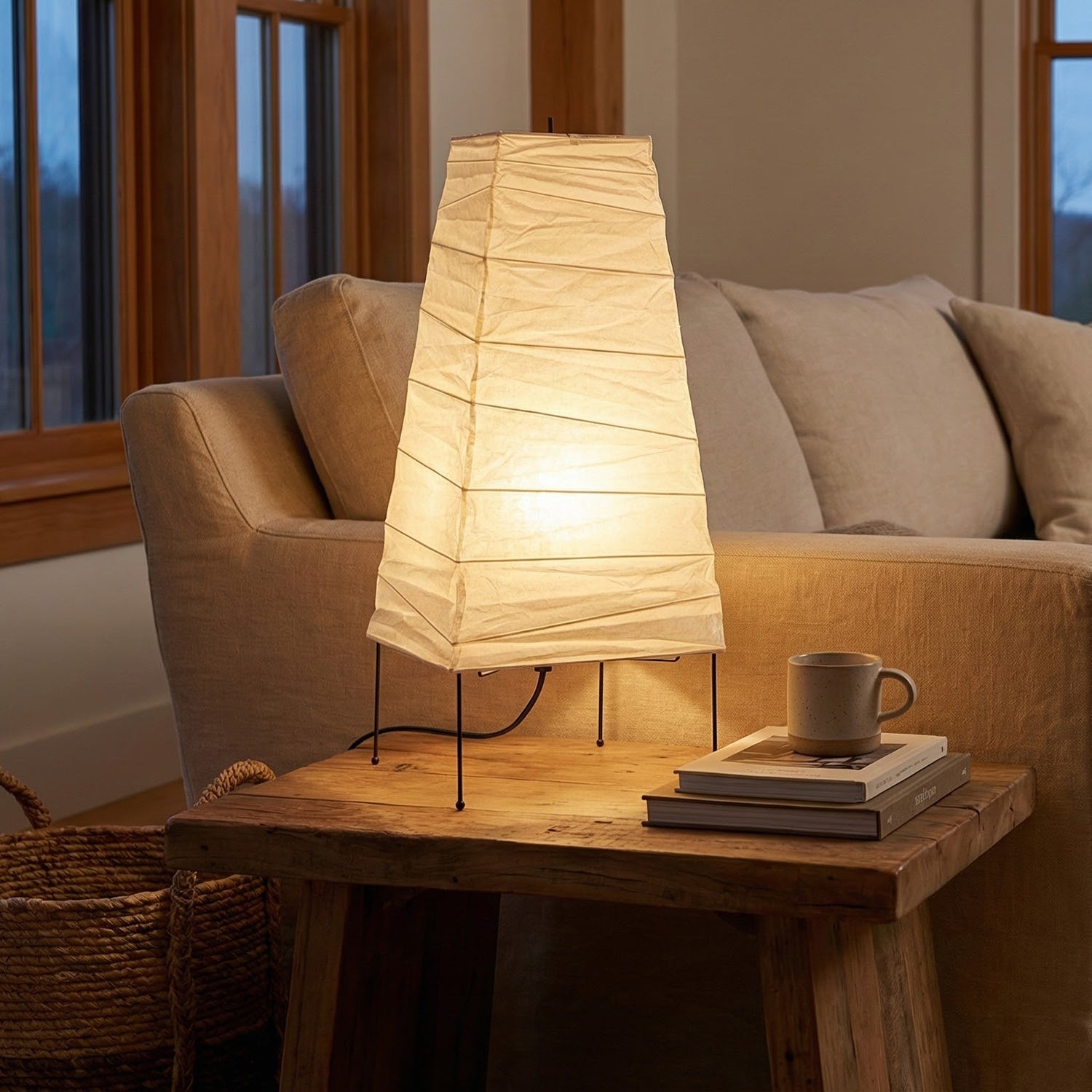 Trapezoidal 4N Paper Table Lamp