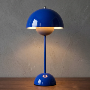 vp3 Table Lamp - Deep Cobalt Ultramarine Blue Sleek Contemporary Accent | HoaiLamp