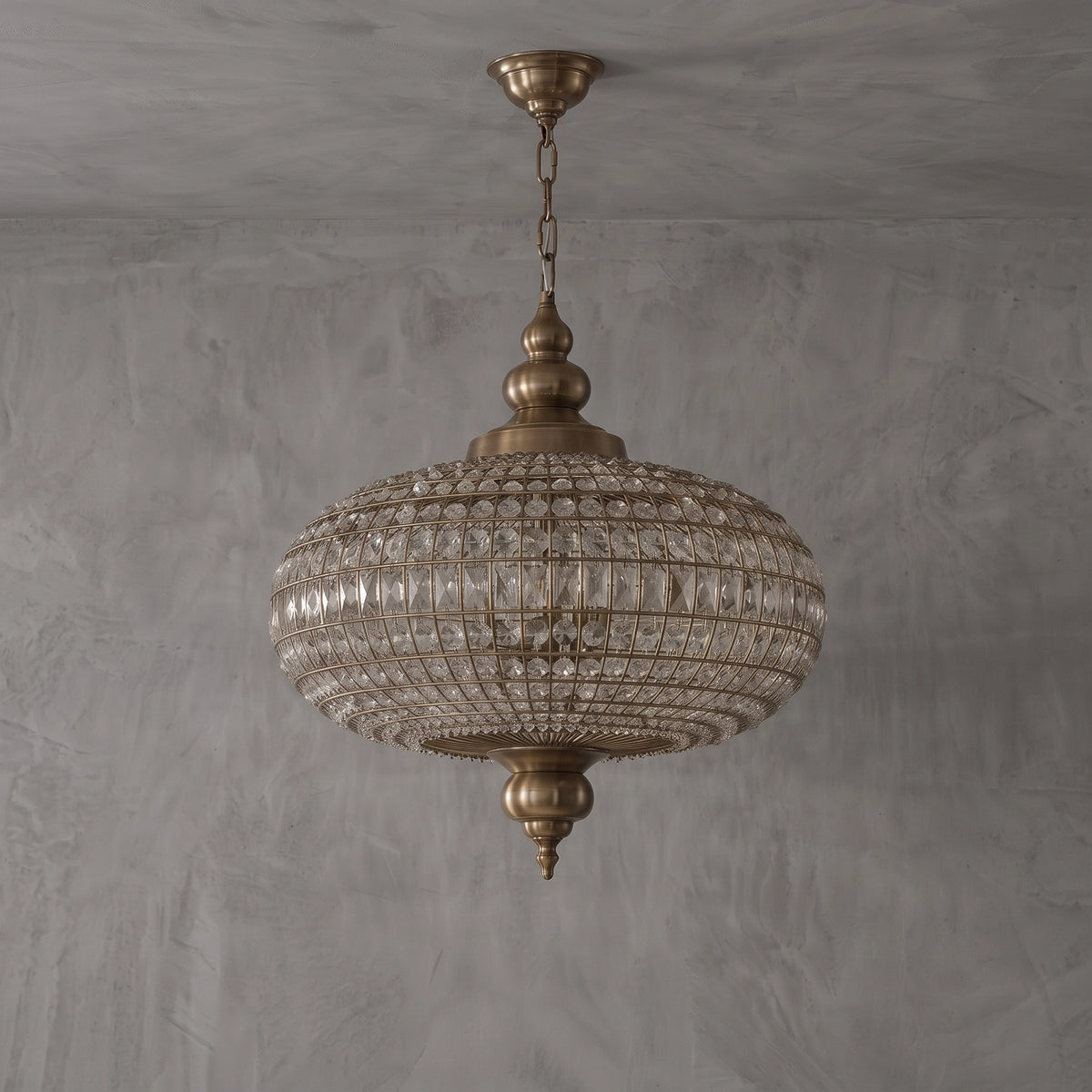 Zahra Crystal Globe Chandelier