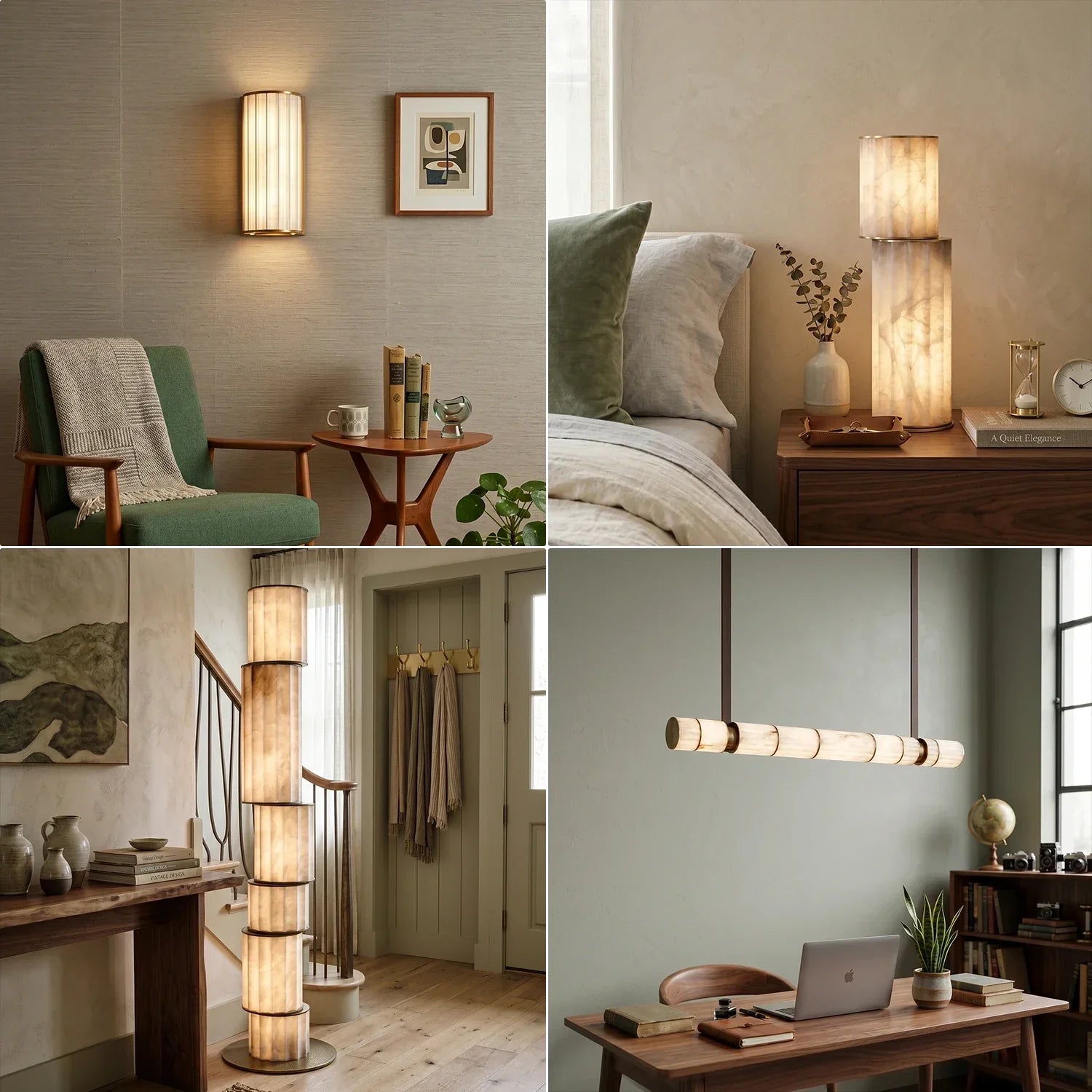 Padana Alabaster Lighting Collection - Sculptural Modern Full Home Solutions  HoaiLamp
