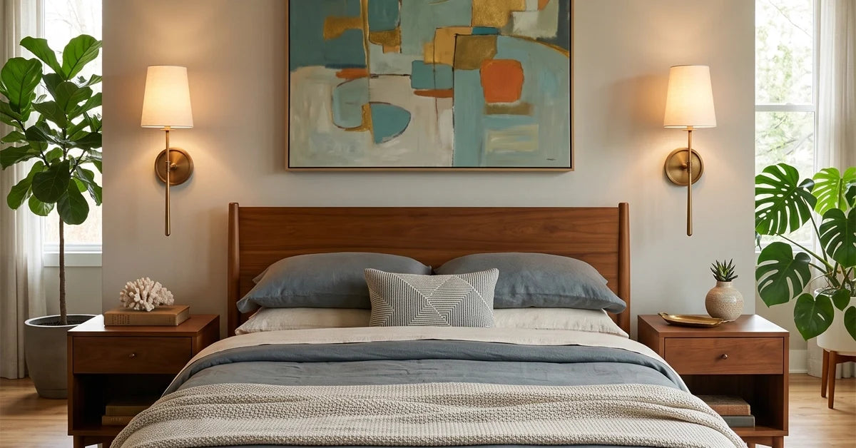 How High to Hang a Wall Sconce: Bedside, Mirror and Hallway