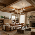 Necklace-Style Glass String Chandelier