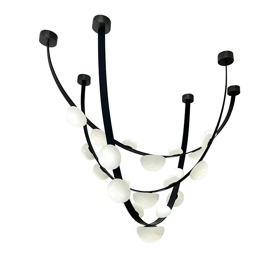 Alabaster Arc Chandelier