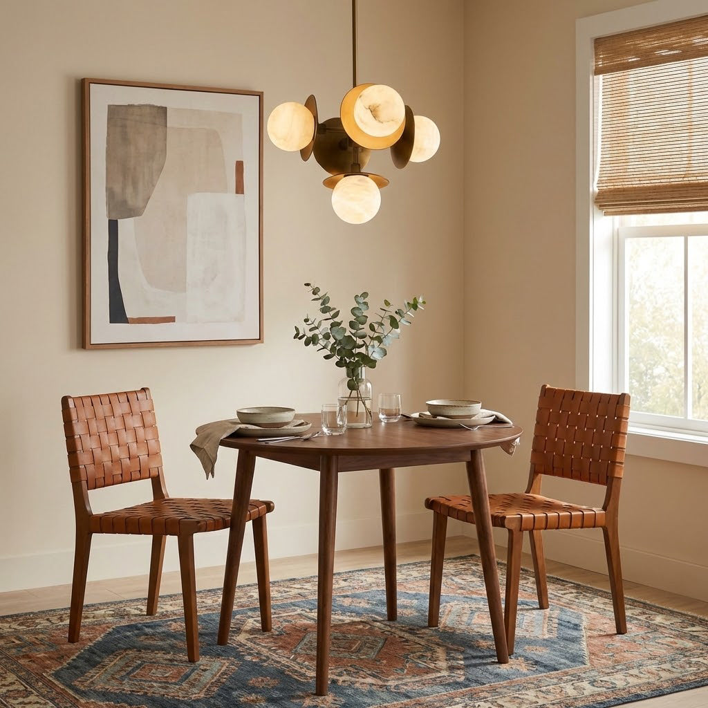 Alabaster Orb Cluster Chandelier