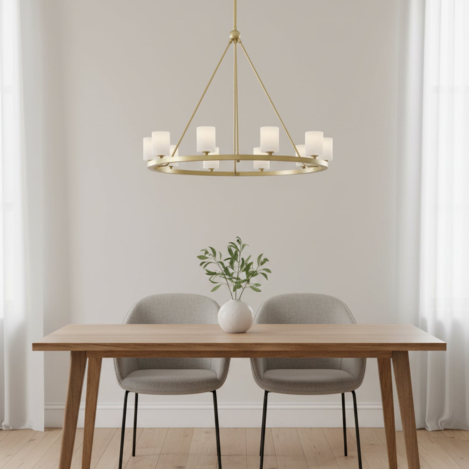 Aragon Light Alabaster Chandelier
