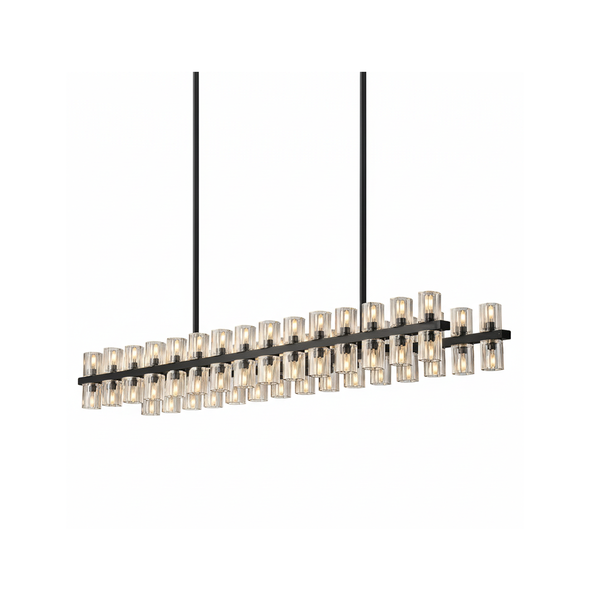 Brach Crystal Rectangular Chandelier