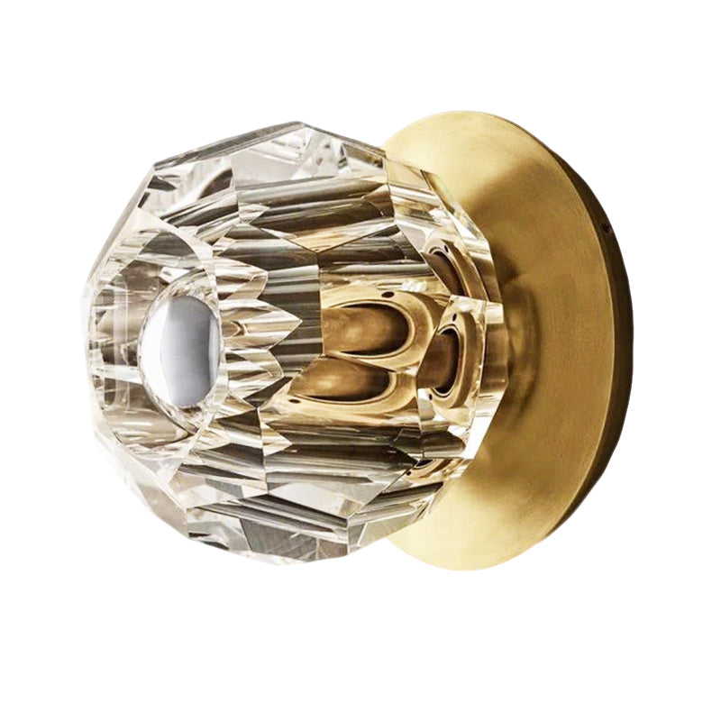 Mini Crystal Orb Bedside Wall Light