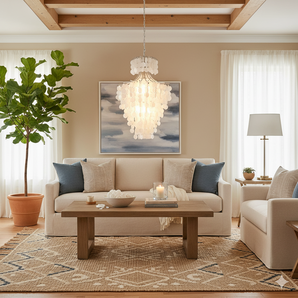 Shell Double-layer Chandelier