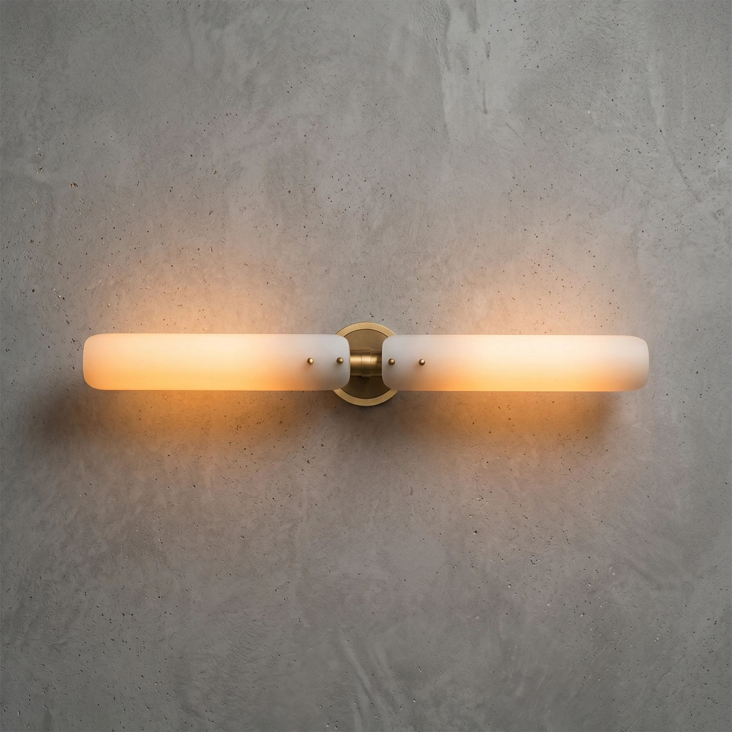 Afroalia Luxury Modern Art Deco Wall Sconce - Textured Glass Vanity Light Surface Mount | HoaiLamp