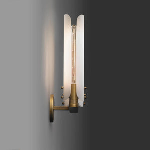 Afroalia Luxury Modern Art Deco Wall Sconce - Slim Profile Sconce with Warm Light | HoaiLamp