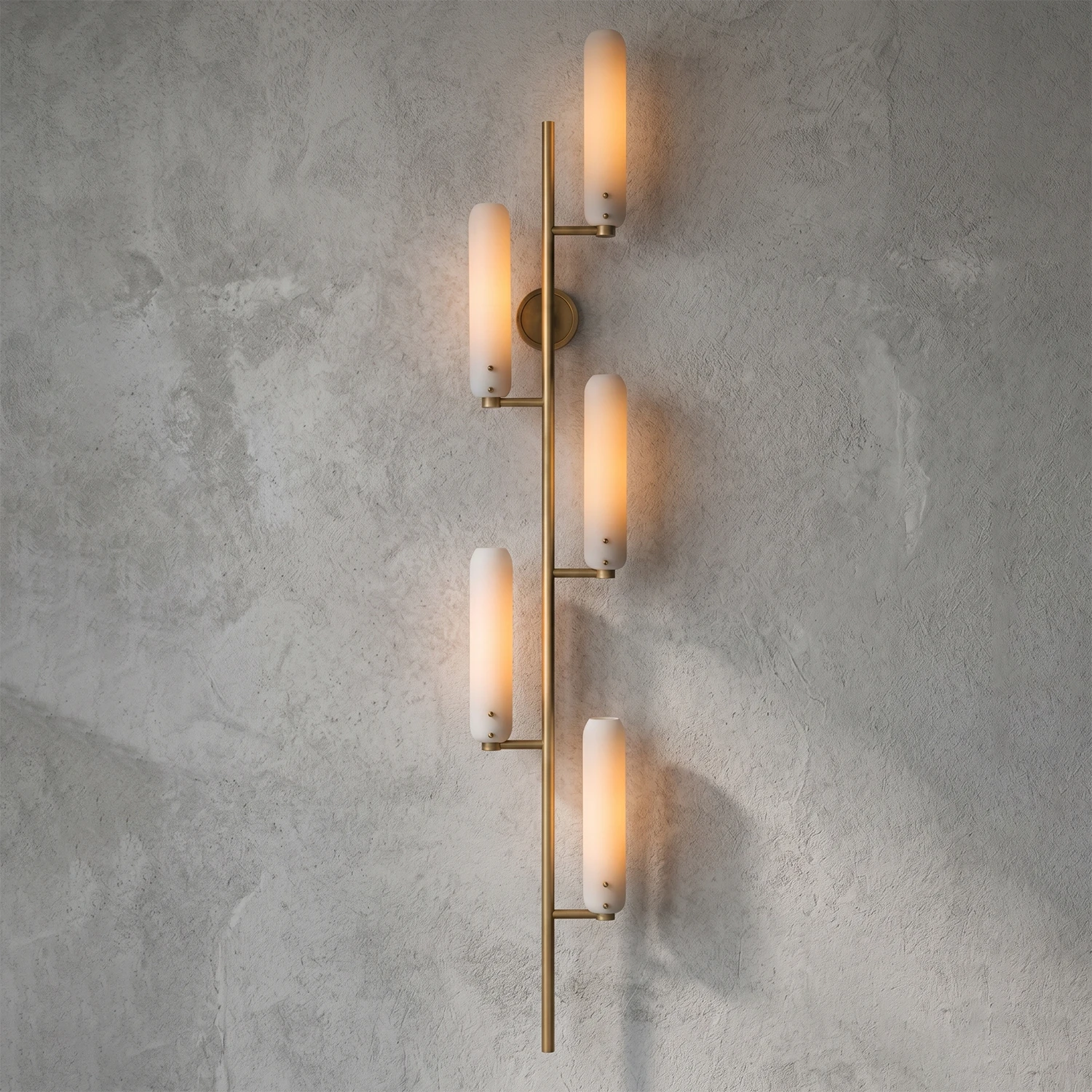 Afroalia Luxury Modern Art Deco Wall Sconce - Sleek Wall Sconce with Directional Light | HoaiLamp