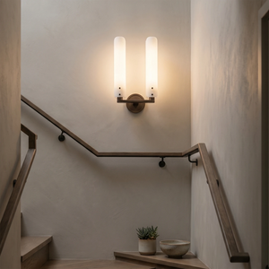 Afroalia Luxury Modern Art Deco Wall Sconce - Dynamic Stairwell Lighting Solution | HoaiLamp