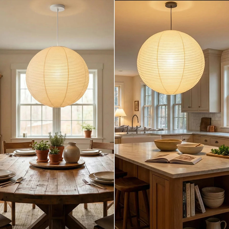 Medium Spaces (Ø 23.6" - Ø 29.5")Perfect for bedrooms and dining tables; recommended 78.7" from floor.