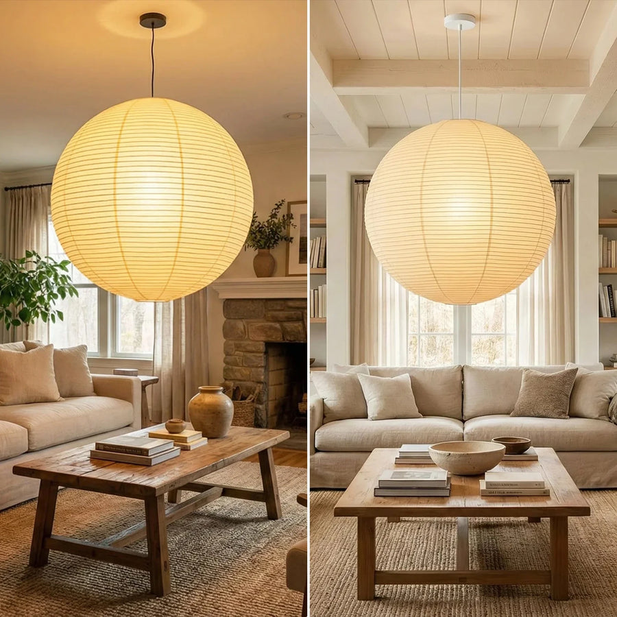 Large Spaces (Ø 35.4" - Ø 39.4")Best for living room areas; hang at least 94.5" high.