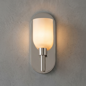 Alabaster Aurinde Wall Lamp - Sleek Chrome Modern Wall Light | HoaiLamp
